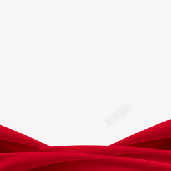 绸缎背景红色丝带的背景高清图片