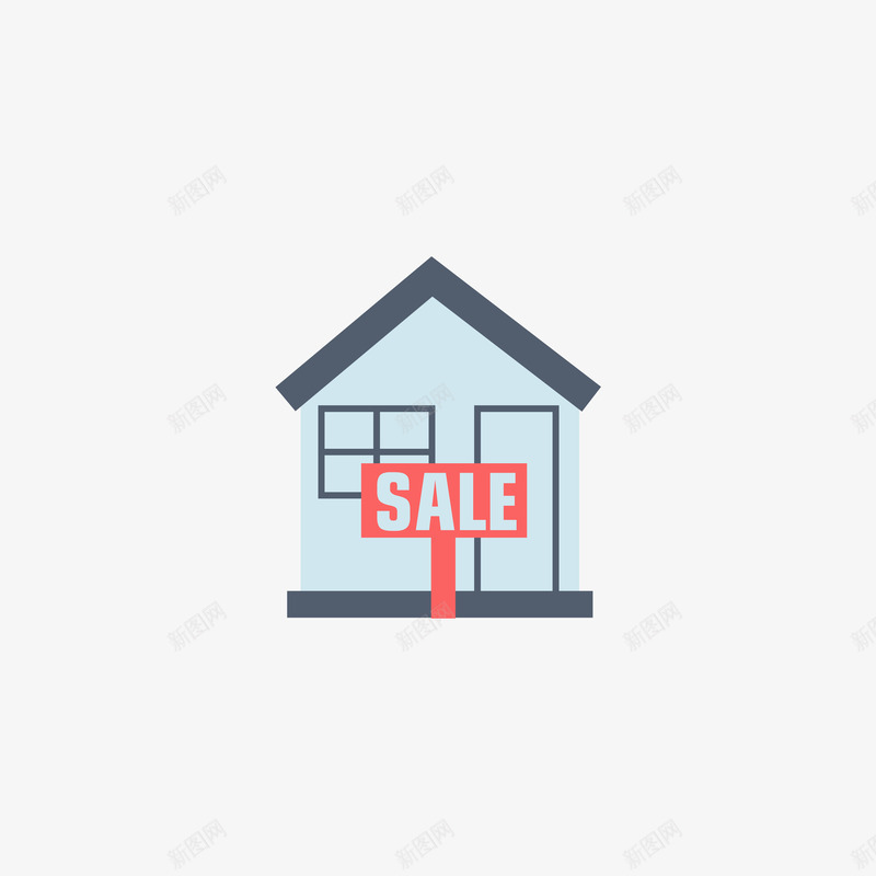 出售房屋png免抠素材_88icon https://88icon.com 出售建筑 出售房屋 建筑 房屋