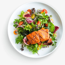 健康沙拉蔬菜美味食物高清图片
