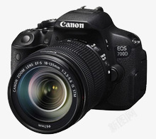黑色相机佳能EOS700D18135套机单反照相机高清图片