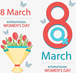 三八妇女节海报素材