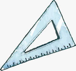 三角尺文具办公广告素材