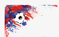 足球海报俄罗斯世界杯足球海报矢量图高清图片