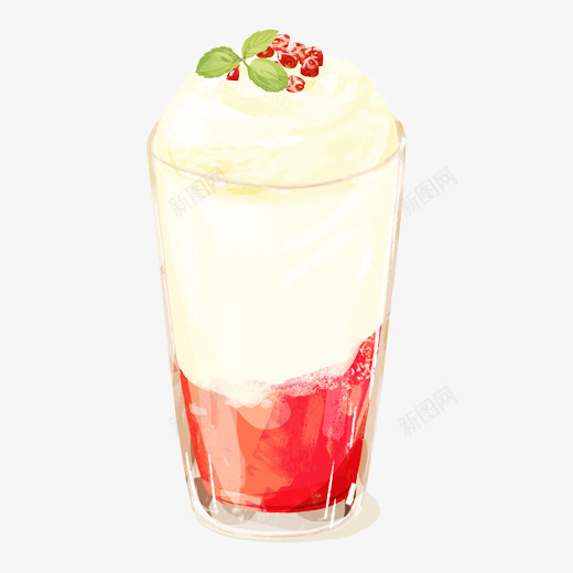一杯草莓芝士特饮psd免抠素材_88icon https://88icon.com 一杯饮料 手绘 水果特饮 美味 芝士茶饮 饮品