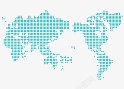 科技海报展板世界地图高清图片