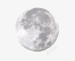 黑白月球素材