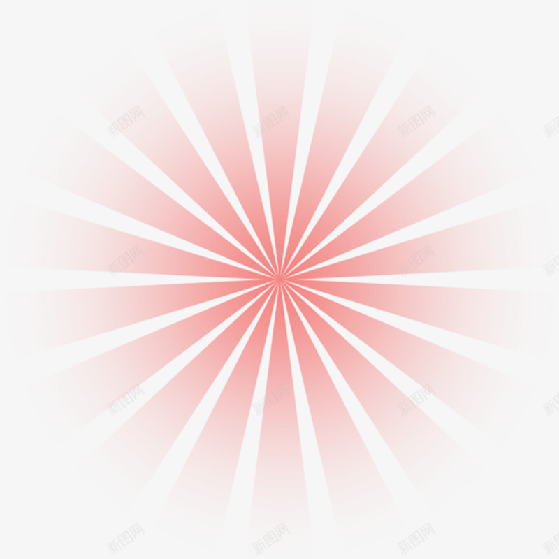 红色渐变放射光png免抠素材_88icon https://88icon.com 光效光晕 放射线 星光 晕眩圈圈 背景元素