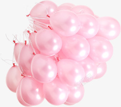 粉色浪漫唯美甜美气球素材