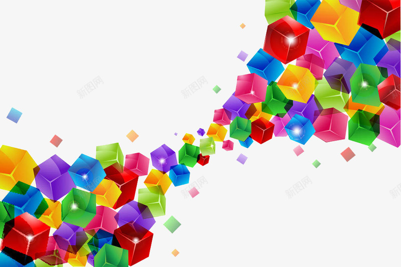 彩色立方体构图png免抠素材_88icon https://88icon.com 创意装饰 动感图案 动感立方体 彩色立方体构图 数码 时尚壁纸 未来插画 立方体盒子 艺术品 透明 鲜明