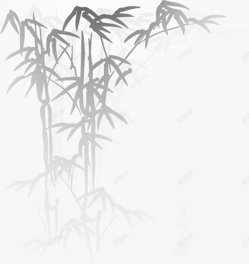 端午节中国风png免抠素材_88icon https://88icon.com 中国风 墨宝 水墨画 竹子