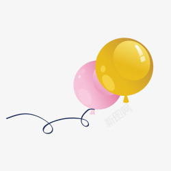 国庆dm立体气球节日装饰矢量图高清图片