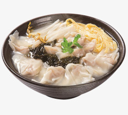 广东传统小吃特色小吃广宁云吞面高清图片