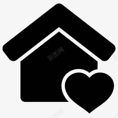 home小房子符号图标图标