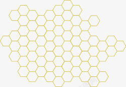 蜂蜜几何蜂巢高清图片