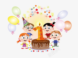 拿汽球的女孩生日高清图片