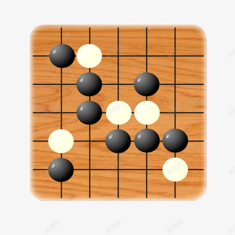 脑力益智游戏黑白棋png免抠素材_88icon https://88icon.com 休闲益智 围棋 棋子 棋罐 白棋 黑棋 黑白棋