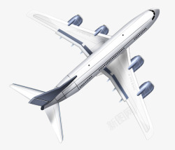 航空公司航空公司客机白色高清图片