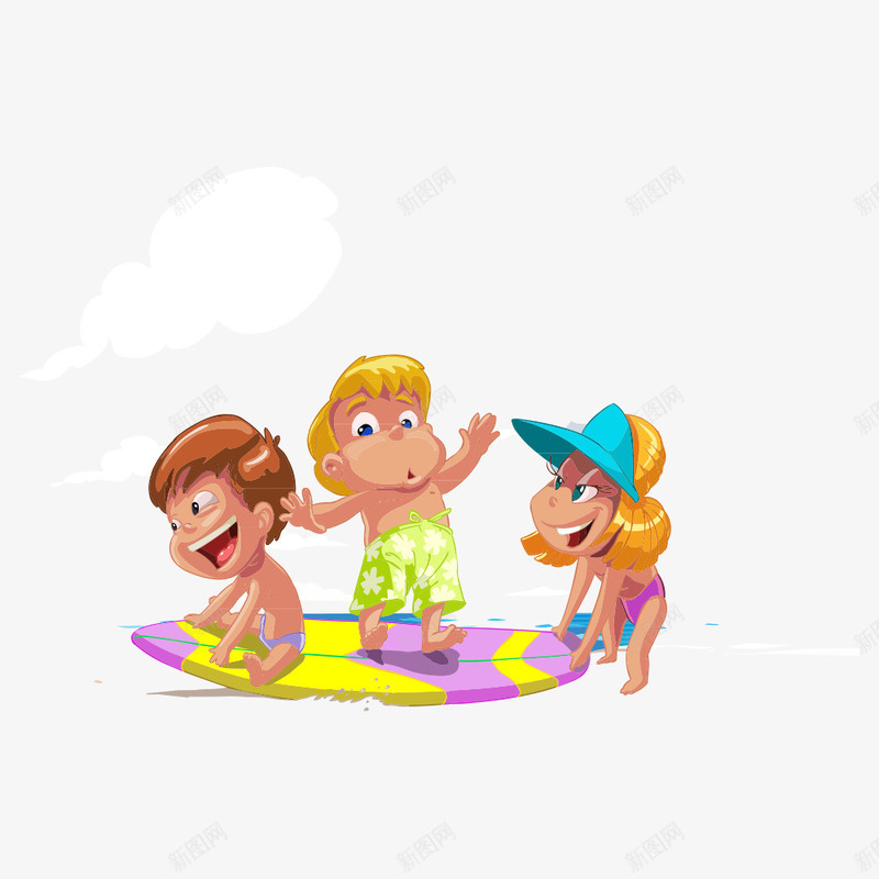 沙滩玩耍的小孩png免抠素材_88icon https://88icon.com 人物 人物插画 卡通人物 沙滩 玩耍 矢量人物