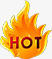 火热HOT标签高清图片