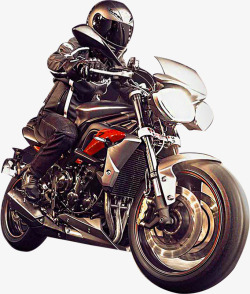 骑摩托兜风骑摩托高清图片