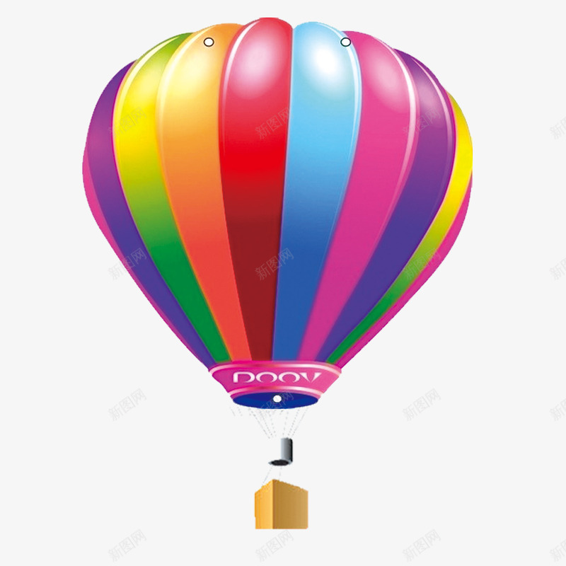 彩色热气球元素png免抠素材_88icon https://88icon.com 元素 向往 漂浮 热气球 空气球 飞翔