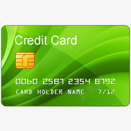 矢量图信用卡的图标图标
