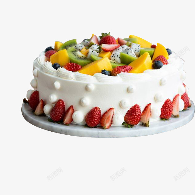 小清晰克蛋糕png免抠素材_88icon https://88icon.com 水果 白色 蛋糕 西饼