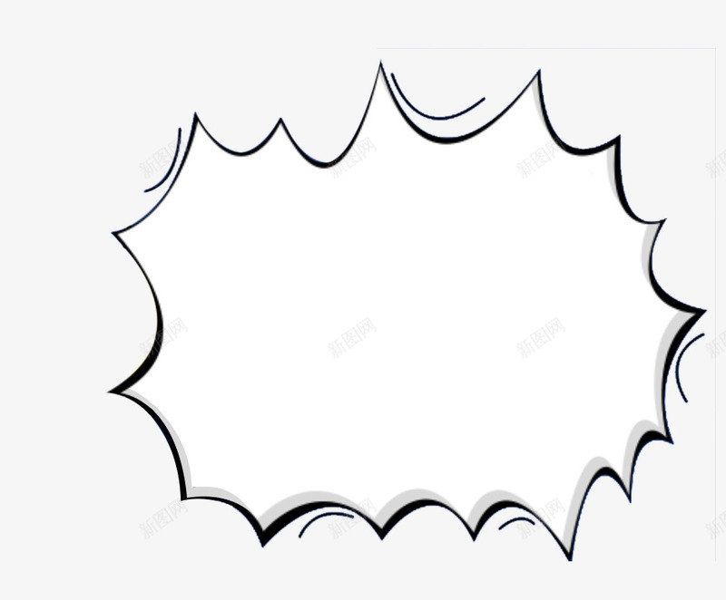 漫画人物对话框黑线条png免抠素材_88icon https://88icon.com pop调对话框 人物 对话 漫画 线条 锯齿对话框