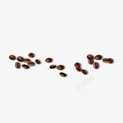 散落散落的咖啡豆高清图片