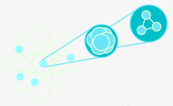 几何化学科技元素矢量图素材
