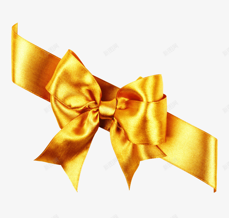 金属彩带png免抠素材_88icon https://88icon.com 彩带 彩带飘飘 礼品结 礼盒 蝴蝶结 金色