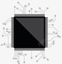电子芯片技术复杂的高科技芯片高清图片
