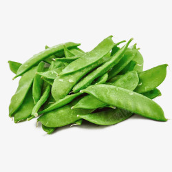 免抠绿色豌豆荷兰豆高清图片