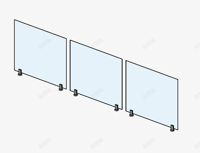 扁平展示钢化玻璃护栏png免抠素材_88icon https://88icon.com 坚硬 安全设施 扁平 排列 栏杆 沾水 玻璃 玻璃栏杆 钢化玻璃