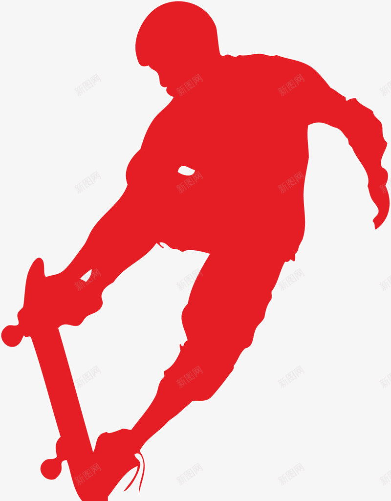 红色帅气滑板少年png免抠素材_88icon https://88icon.com 6月21号 世界滑板日 人物剪影 嘻哈风 流行 滑板少年 街头