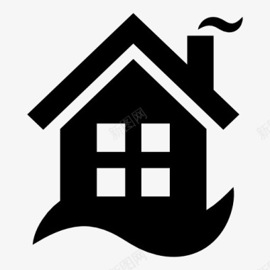 房子主页免抠png小房子符号图标图标