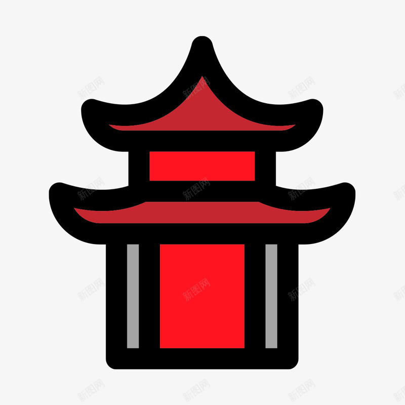 手绘中国风古殿楼房png免抠素材_88icon https://88icon.com 中国风 古殿 手绘 手绘中国风古殿楼房 手绘中国风古殿楼房PNG 楼房