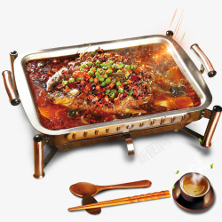 木质餐具高档美味美食精品烤鱼装饰高清图片