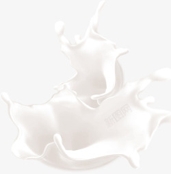 椰奶牛奶高清图片