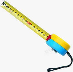 黄色的卷尺素材