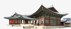 旅游胜地韩国古建筑高清图片