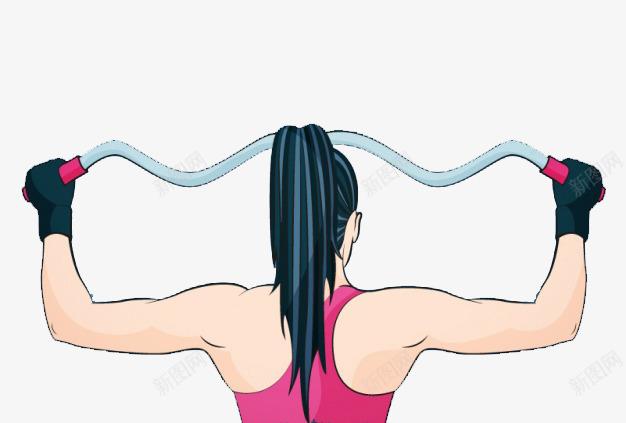 女人加强她的胳膊蓝色背景png免抠素材_88icon https://88icon.com 健身 增强 女人 女生胳膊 运动 锻炼