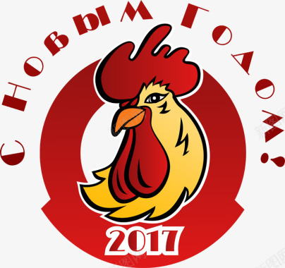 公鸡母鸡卡通卡通公鸡logo图标图标