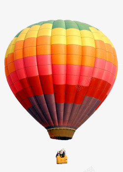 彩色绚丽卡通热气球素材
