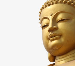 佛祖透明图金身如来佛祖佛头背景装饰高清图片