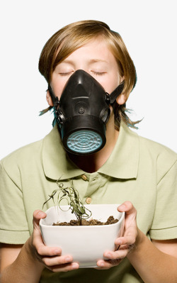 空气雾霾污染素材
