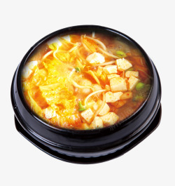 韩式泡菜汤素材