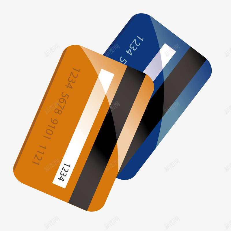银行卡储蓄卡银联卡png免抠素材_88icon https://88icon.com 储蓄卡 背面银行卡 银联卡 银行卡