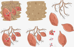 地里的地瓜表情素材