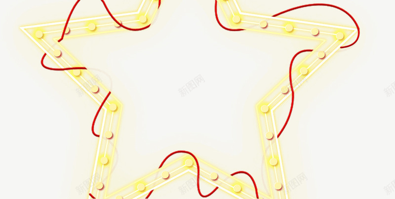 五角星圣诞五角星红线缠绕的五角星png免抠素材_88icon https://88icon.com 五角星 圣诞 红线 缠绕